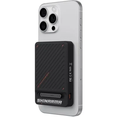 Skinarma magnetic powerbank with integrated stand 10000 mah 20w usb-c pd arc _ black